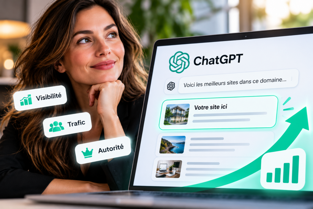 Comment apparaître sur ChatGPT : visibilité d'un site web dans les réponses de l'intelligence artificielle